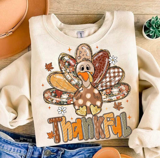 Thankful Crewneck (Sand)